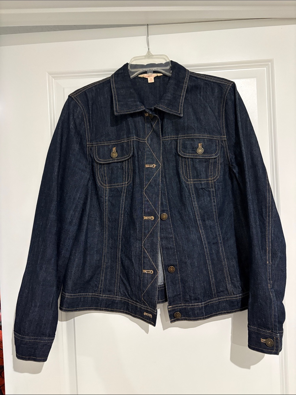 Brooks Brothers Dark Indigo Denim Jacket for Women